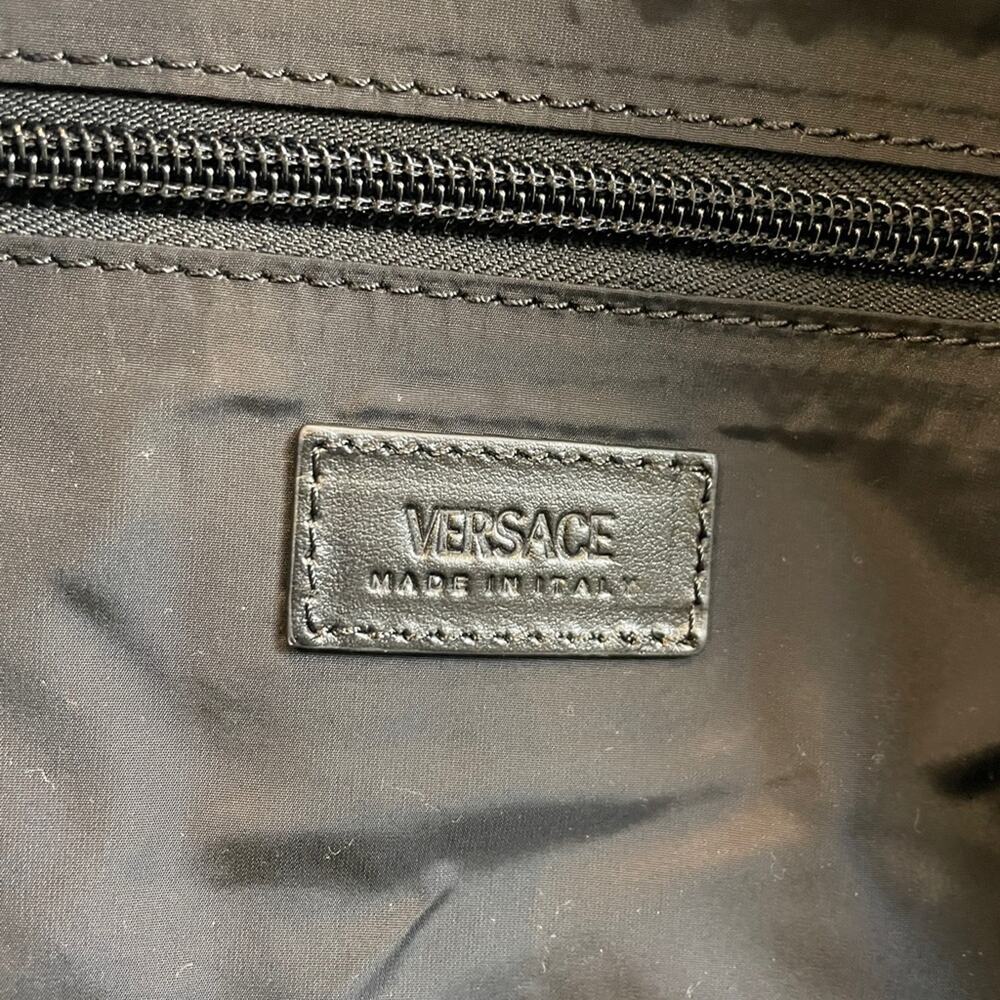 Versace Nylon Palazzo Duffle Bag Black NWT - Picture 7 of 7